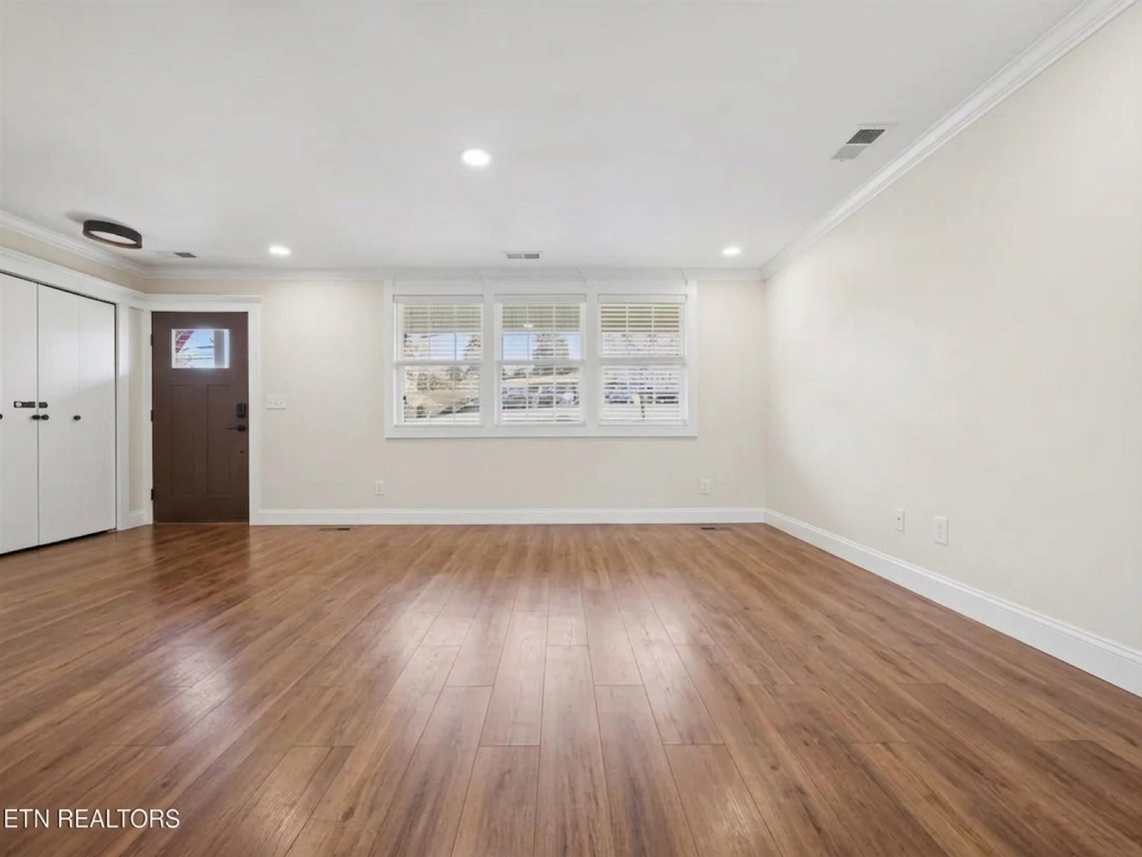 Living room — after unstaging